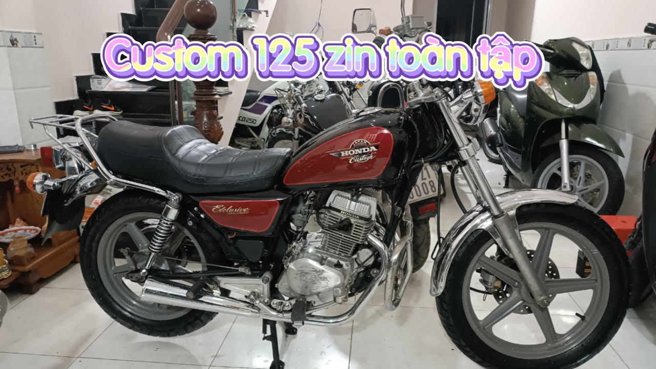 Motor Honda Custom 125Cc 2 Pô 2 Máy Zin Ít Có 48Tr